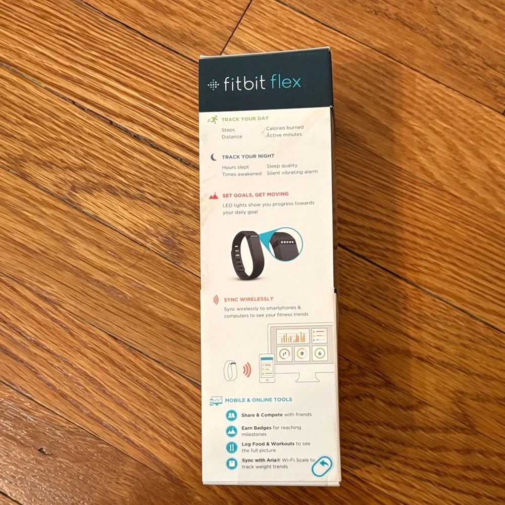 Fitbit Flex Activity Wristband - black- new old stock in box